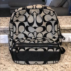 Coach backpack and matching wristlet